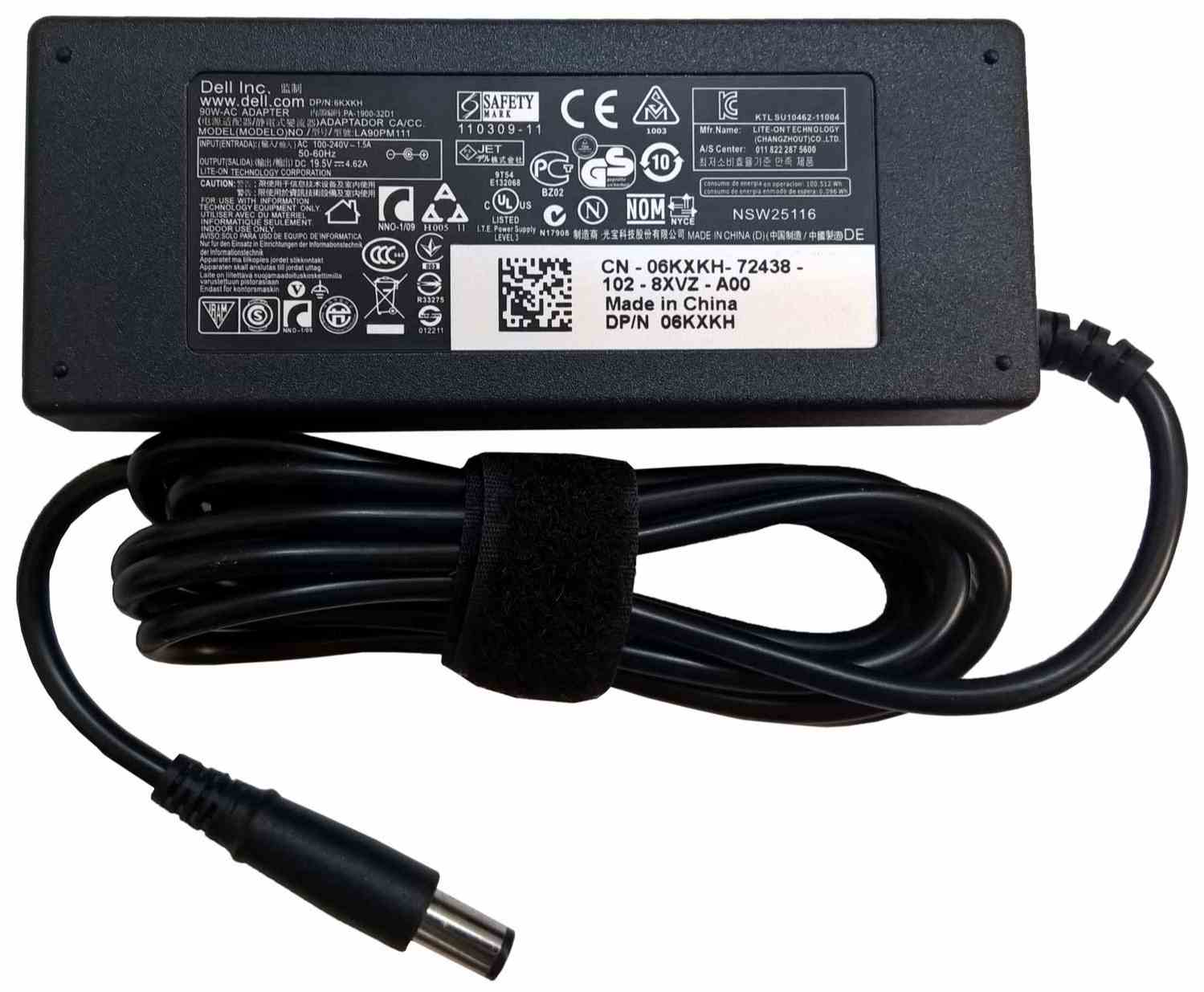 Adaptor Laptop Dell 19.5V 4.62A