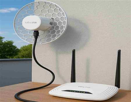 اینترنت وایرلس با میکروتیک LHG Lite 5