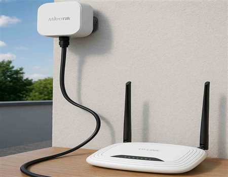 اینترنت وایرلس با میکروتیک SXT SQ Lite 5