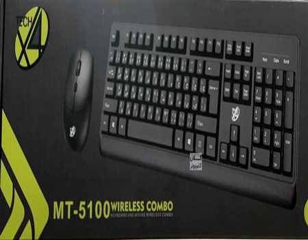 کیبورد و موس بی سیم ایکس فور تک آکبند مدل X4 TECH