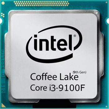 سی پی یو استوک Core i3 9100f نسل 9